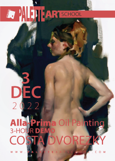 Alla-Prima Oil Painting <br><b>DEMO</b><br>with COSTA DVOREZKY