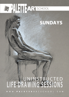 Uninstructed <b>Life Drawing</b> Session (3 hours).