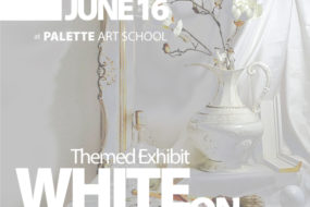 White on White Themed Student Art Exhibition